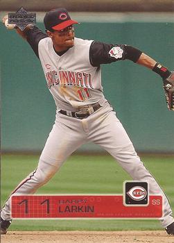 #487 Barry Larkin - Cincinnati Reds - 2003 Upper Deck Baseball