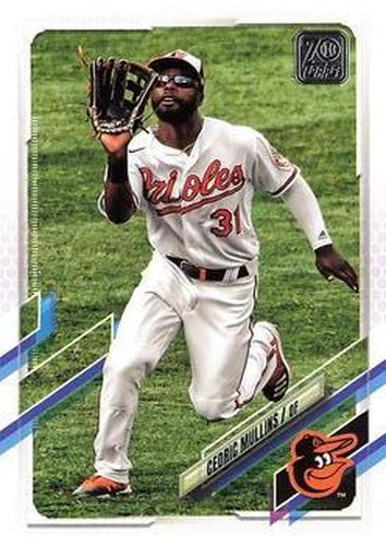 #487 Cedric Mullins - Baltimore Orioles - 2021 Topps Baseball