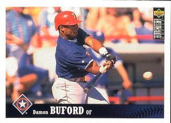 #487 Damon Buford - Texas Rangers - 1997 Collector's Choice Baseball