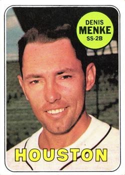 #487 Denis Menke - Houston Astros - 1969 Topps Baseball