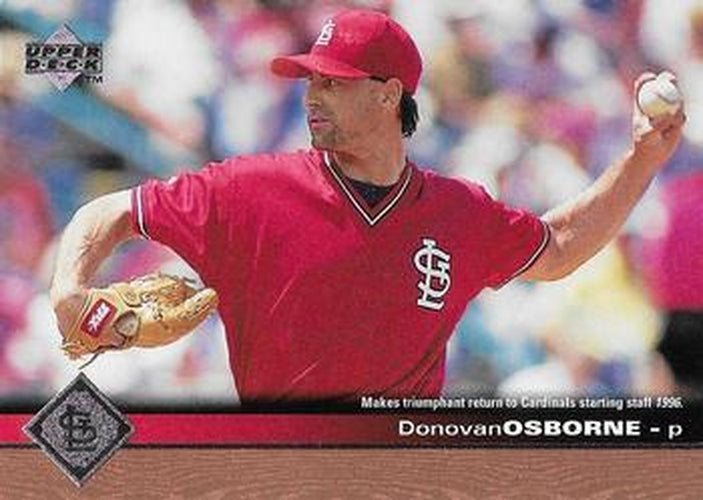 #487 Donovan Osborne - St. Louis Cardinals - 1997 Upper Deck Baseball
