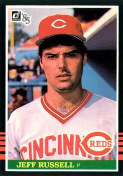 #487 Jeff Russell - Cincinnati Reds - 1985 Donruss Baseball