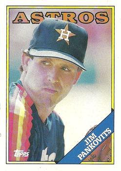 #487 Jim Pankovits - Houston Astros - 1988 Topps Baseball