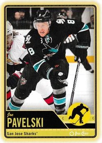 #487 Joe Pavelski - San Jose Sharks - 2012-13 O-Pee-Chee Hockey