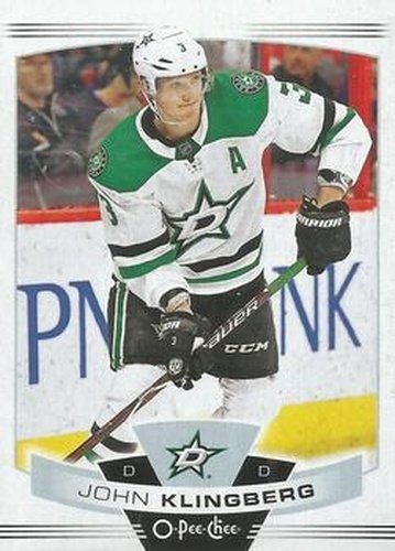 #487 John Klingberg - Dallas Stars - 2019-20 O-Pee-Chee Hockey