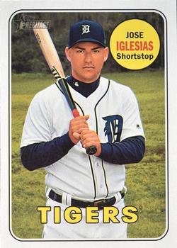 #487 Jose Iglesias - Detroit Tigers - 2018 Topps Heritage Baseball