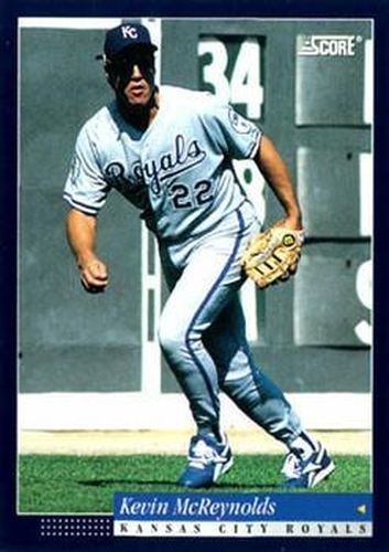 #487 Kevin McReynolds - Kansas City Royals -1994 Score Baseball