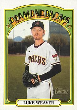 #487 Luke Weaver - Arizona Diamondbacks - 2021 Topps Heritage Baseball