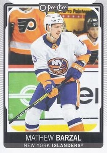 #487 Mathew Barzal - New York Islanders - 2021-22 O-Pee-Chee Hockey