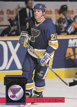 #487 Peter Stastny - St. Louis Blues - 1993-94 Donruss Hockey