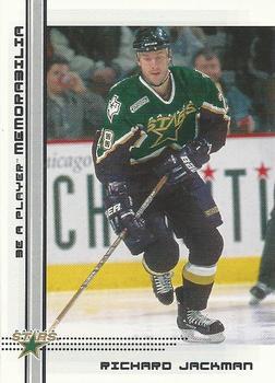 #487 Richard Jackman - Dallas Stars - 2000-01 Be a Player Memorabilia Hockey