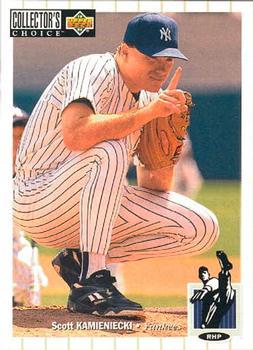 #487 Scott Kamieniecki - New York Yankees - 1994 Collector's Choice Baseball