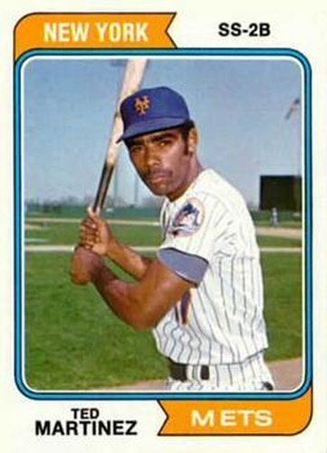#487 Ted Martinez - New York Mets - 1974 Topps Baseball