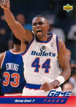 #487 Harvey Grant - Washington Bullets - 1992-93 Upper Deck Basketball