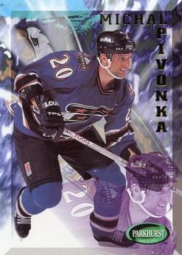 #487 Michal Pivonka - Washington Capitals - 1995-96 Parkhurst International Hockey