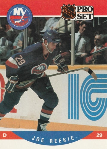 #487 Joe Reekie - New York Islanders - 1990-91 Pro Set Hockey