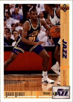#487 David Benoit - Utah Jazz - 1991-92 Upper Deck Basketball