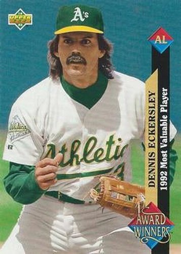 #487 Dennis Eckersley - Oakland Athletics - 1993 Upper Deck Baseball