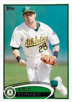 #487 Eric Sogard - Oakland Athletics - 2012 Topps Baseball