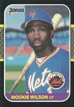 #487 Mookie Wilson - New York Mets - 1987 Donruss Baseball