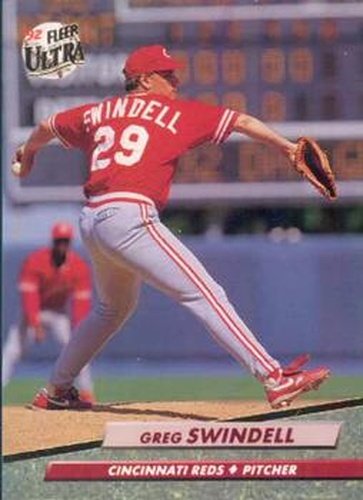 #487 Greg Swindell - Cincinnati Reds - 1992 Ultra Baseball
