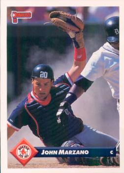 #487 John Marzano - Boston Red Sox - 1993 Donruss Baseball