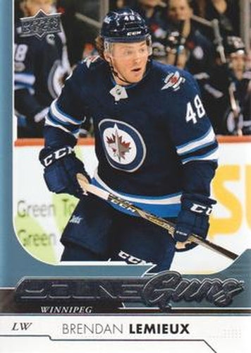 #487 Brendan Lemieux - Winnipeg Jets - 2017-18 Upper Deck Hockey