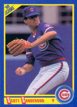 #488 Scott Sanderson - Chicago Cubs - 1990 Score Baseball