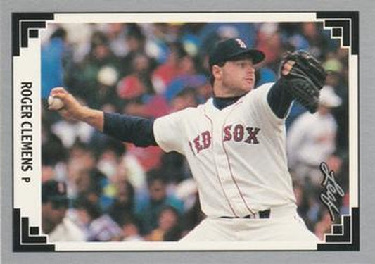 #488 Roger Clemens - Boston Red Sox - 1991 Leaf Baseball