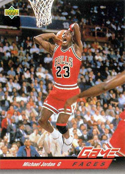 #488 Michael Jordan - Chicago Bulls - 1992-93 Upper Deck Basketball