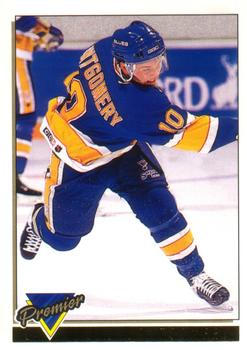 #488 Jim Montgomery - St. Louis Blues - 1993-94 O-Pee-Chee Premier Hockey - Gold
