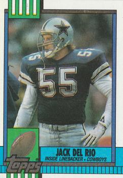 #488 Jack Del Rio - Dallas Cowboys - 1990 Topps Football