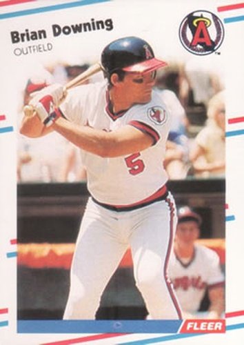 #488 Brian Downing - California Angels - 1988 Fleer Baseball