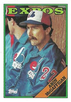 #488 Andy McGaffigan - Montreal Expos - 1988 Topps Baseball