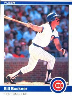 #488 Bill Buckner - Chicago Cubs - 1984 Fleer Baseball