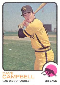 #488 Dave Campbell - San Diego Padres - 1973 Topps Baseball