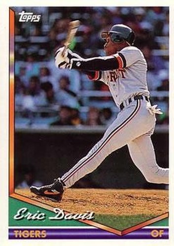 #488 Eric Davis - Detroit Tigers - 1994 Topps Baseball