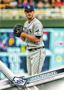 #488 Jake Odorizzi - Tampa Bay Rays - 2017 Topps Baseball