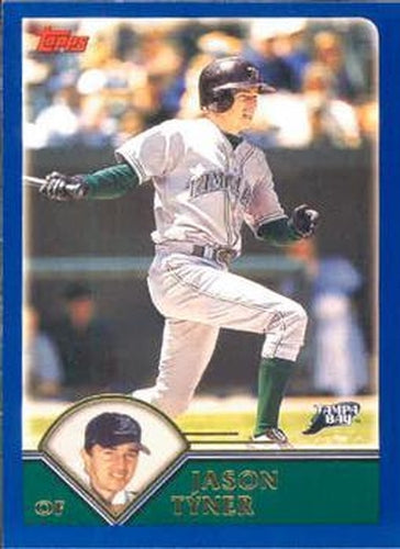 #488 Jason Tyner - Tampa Bay Devil Rays - 2003 Topps Baseball
