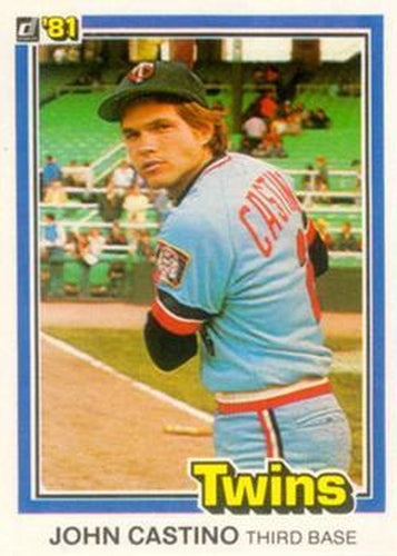 #488 John Castino - Minnesota Twins - 1981 Donruss Baseball