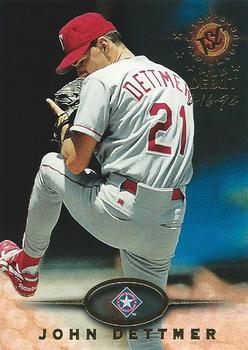 #488 John Dettmer - Texas Rangers - 1995 Stadium Club Baseball