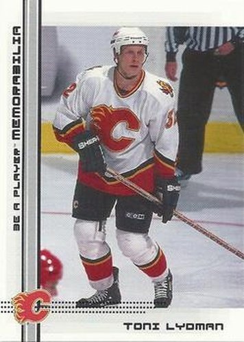 #488 Toni Lydman - Calgary Flames - 2000-01 Be a Player Memorabilia Hockey