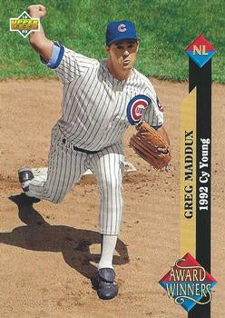 #488 Greg Maddux - Chicago Cubs - 1993 Upper Deck Baseball