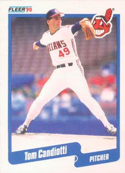#488 Tom Candiotti - Cleveland Indians - 1990 Fleer USA Baseball