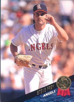 #488 Steve Frey - California Angels - 1993 Leaf Baseball