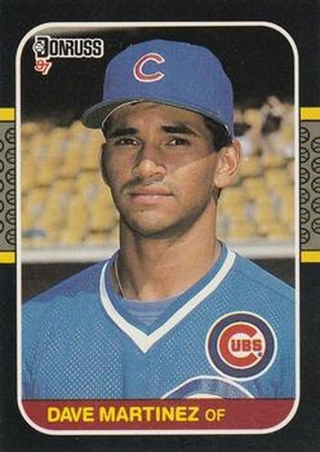 #488 Dave Martinez - Chicago Cubs - 1987 Donruss Baseball