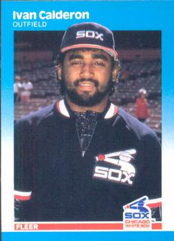 #488 Ivan Calderon - Chicago White Sox - 1987 Fleer Baseball