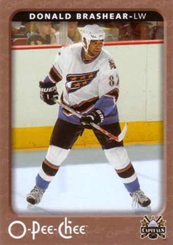 #488 Donald Brashear - Washington Capitals - 2006-07 O-Pee-Chee Hockey
