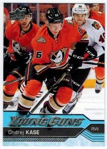 #489 Ondrej Kase - Anaheim Ducks - 2016-17 Upper Deck Hockey