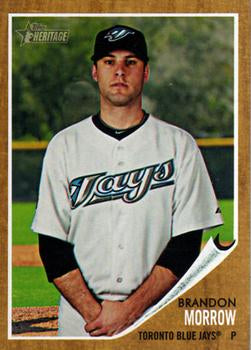 #489 Brandon Morrow - Toronto Blue Jays - 2011 Topps Heritage Baseball